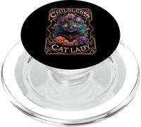 Carta dei tarocchi delle signore del gatto senza figli PopSockets PopGrip per MagSafe