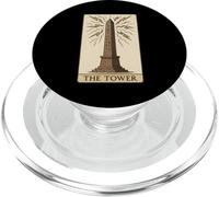 Carta dei Tarocchi dell'Obelisco della Torre Antico Egitto PopSockets PopGrip per MagSafe