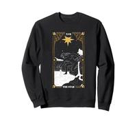 Carta dei tarocchi di Halloween della Strega della Sirena dell'orrore Gotico Felpa