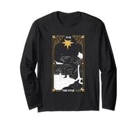 Carta dei tarocchi di Halloween della Strega della Sirena dell'orrore Gotico Maglia a Manica