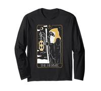 Carta dei Tarocchi Eremita Grim Mietitore Occulto Maglia a Manica