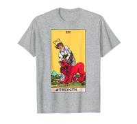 Carta dei Tarocchi - Forza Maglietta, Uomo, Grigio Melange, XXL