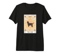 Carta dei Tarocchi Il Cane Basset Griffon Vandea Piccolo Maglietta Premium
