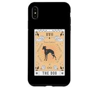 Carta dei Tarocchi Il Cane Levriero di Rampur Spazio Celeste Custodia per iPhone XS Max