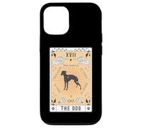 Carta dei Tarocchi Il Cane Levriero italiano Spazio Celeste Custodia per iPhone 12/12 Pro