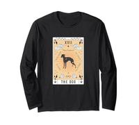 Carta dei Tarocchi Il Cane Levriero italiano Spazio Celeste Maglia a Manica