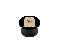 Carta dei Tarocchi Il Cane Pastore lappone Spazio Celeste PopSockets PopGrip Adesivo