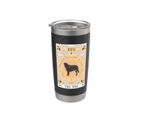 Carta dei Tarocchi Il Cane Rafeiro Do Alentejo Spazio Bicchiere termico in acciaio inox doppia parete
