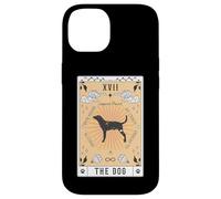 Carta dei Tarocchi Il Cane Segugio leopardo Spazio Celeste Custodia per iPhone 14