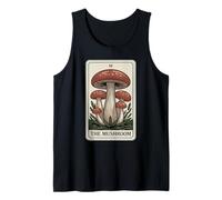 Carta dei tarocchi Il Fungo Cottagecore Fungi Forager Micologo Canotta