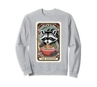 Carta dei tarocchi Il procione giapponese Ramen Noodles Raccoon Felpa