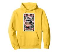 Carta dei tarocchi Il procione giapponese Ramen Noodles Raccoon Felpa con Cappuccio