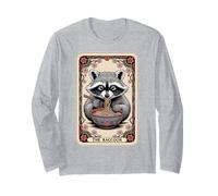 Carta dei tarocchi Il procione giapponese Ramen Noodles Raccoon Maglia a Manica
