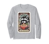 Carta dei tarocchi Il procione giapponese Ramen Noodles Raccoon Maglia a Manica