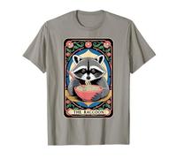 Carta dei tarocchi Il procione giapponese Ramen Noodles Raccoon Maglietta
