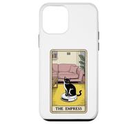 Carta dei Tarocchi L'imperatrice Cat On Robot Aspirapolvere Divertente Gatto Custodia per iPhone 12 mini