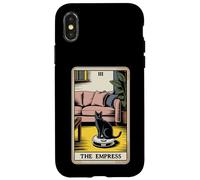Carta dei Tarocchi L'imperatrice Cat On Robot Aspirapolvere Divertente Gatto Custodia per iPhone X/XS