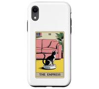 Carta dei Tarocchi L'imperatrice Cat On Robot Aspirapolvere Divertente Gatto Custodia per iPhone XR