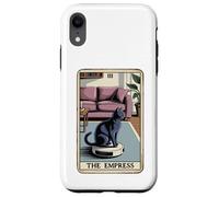 Carta dei Tarocchi L'imperatrice Cat On Robot Aspirapolvere Divertente Gatto Custodia per iPhone XR
