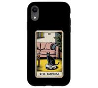 Carta dei Tarocchi L'imperatrice Cat On Robot Aspirapolvere Divertente Gatto Custodia per iPhone XR