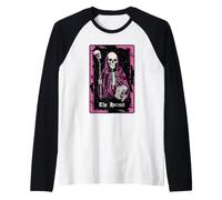 Carta dei tarocchi - Lo Scheletro eremita Scuro Maglia con Maniche Raglan