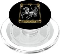 Carta dei Tarocchi Scheletro Mistico - Il Carro PopSockets PopGrip per MagSafe