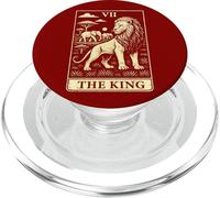 Carta dei tarocchi The King Lion Family African Big Five PopSockets PopGrip per MagSafe