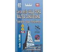 Carta della valle Dora Baltea canavesana