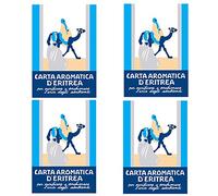 Carta d'Eritrea 96 Profumatori Ambiente, Blu, Pack di 4 pezzi