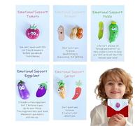 Carta di abbraccio tascabile,Carta di abbraccio tascabile di supporto emotivo - Carte figure di supporto | Set di 5 piccole figure in resina, carte di abbraccio tascabile positive