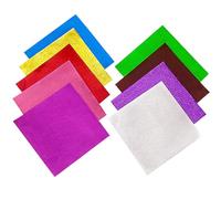 Carta di Alluminio per Dolci con Superficie Liscia - Confezione da 100 Fogli Alimentari Formati Diversi per Cioccolatini e Caramelle Fatti in Casa - per Regal(Size:3.93×3.93in（10×10cm）,Color:Brown)