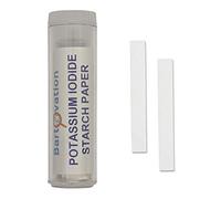 Carta di amido di ioduro di potassio [flacone da 100 strisce reattive per carta] per il rilevamento di cloro, iodio e perossido
