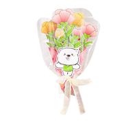 Carta Di Bouquet Di Fiori Per La Festa Della Mamma - Kit Per Fare Biglietti Floreali Della Festa Della Mamma | Materiali Artistici Per Il Collegamento Tra Genitori E Figli Per Mamma Nonna Moglie Zia