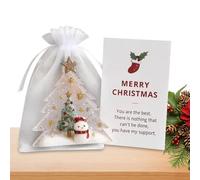 Carta di Natale - meraviglioso | Biglietti per le vacanze con decorazioni da scrivania per neve per l'albero di Natale | Ornamento del desktop per la festa della cucina da cucina invernale per