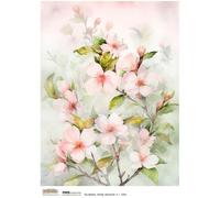 Carta di riso A4 Scraplove - Scraplove Scraplove Scrapbook - Fiore Albero Ramo 8 Fiori da Frutta