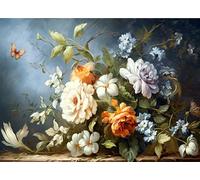 Carta di riso Bouquet blu, 29 x 40cm (1pc) - per decoupage di poster per mobili da CRAFT KREATIVELY