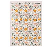 Carta di trasferimento in ceramica, carta di trasferimento per argilla | Fogli di argilla floreale - Decali colorati di fiori di trasferimento con solubili fatti a mano Rustic per adulti in porcellana