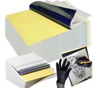 Carta di trasferimento professionale del tatuaggio 4Layer Studio Grade Stencil Foglio di tracciamento per Opere d'arte dettagliate Principianti Pratica Tatuaggio Termico Stencil Carta
