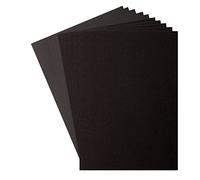 vaessen creative Florence Cartoncino Nero (216 Carta Glitterata (250 g/m²) Nera, A4, 10 Fogli, per Scrapbooking, Creazione di Biglietti, Fustellatura e Altro Mestiere