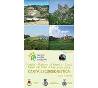 Carta escursionistica Guiglia, Marano sul Panaro, Zocca. Parco dei Sassi di Roccamalatina. Scala 1:25.000