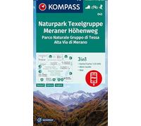 Carta escursionistica Kom 043. Parco Naturale Gruppo di Tessa, Alta Via di Merano: 3in1 Wanderkarte, mit Aktiv Guide inklusive Karte zur offline ... in der KOMPASS-App. Fahrradfahren. Skitouren.
