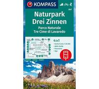 Carta escursionistica KOM 047 Naturpark Drei Zinnen/ Parco Naturale Tre Crime: 4in1 Wanderkarte mit Aktiv Guide und Panorama inklusive Karte zur ... in der KOMPASS-App. Fahrradfahren. Skitouren.