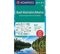 Carta escursionistica Kom 063. Bad Kleinkirchheim, Biosphärenpark Kärntner Nockberge: 3in1 Wanderkarte mit Aktiv Guide inklusive Karte zur offline ... Fahrradfahren. Skitouren. Langlaufen.