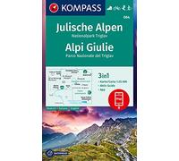 Carta escursionistica Kom 064. Julische Alpen, Nationalpark Triglav, Alpi Giulie: Wandelkaart Schaal 1 : 25.000