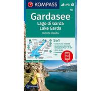 Carta escursionistica KOM 102. Lago di Garda, Monte Baldo: Wandelkaart Schaal 1 : 50.000