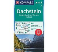 Carta escursionistica Kom 20. Dachstein, Ausseerland, Bad Goisern, Hallstatt: 4in1 Wanderkarte mit Aktiv Guide und Detailkarten inklusive Karte zur ... in der KOMPASS-App. Fahrradfahren. Skitouren.