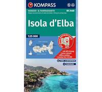 Carta escursionistica Kom 2468 Isola d' Elba: Wander- und Fahrradkarte in einem - inklusive Offline-Verwendung in der KOMPASS-App. Wander-& Radwege
