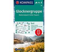 Carta escursionistica Kom 39. Glocknergruppe, Nationalpark Hohe Tauern: Wandelkaart Schaal 1 : 50.000