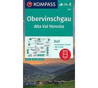 Carta escursionistica n. 041. Alta Val Venosta. Ediz. multilingue: 3in1 Wanderkarte mit Aktiv Guide inklusive Karte zur offline Verwendung in der KOMPASS-App. Fahrradfahren. Skitouren.