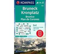 Carta escursionistica n. 045. Brunico, Plan de Corones. Ediz. multilingue: 3in1 Wanderkarte mit Aktiv Guide inklusive Karte zur offline Verwendung in der KOMPASS-App. Fahrradfahren. Skitouren.